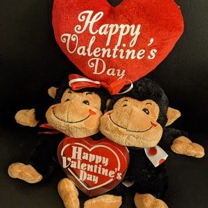 Valentine's day love gorillas